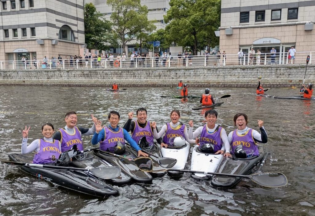 第12回帆船日本丸カヌーポロ大会に出場しました