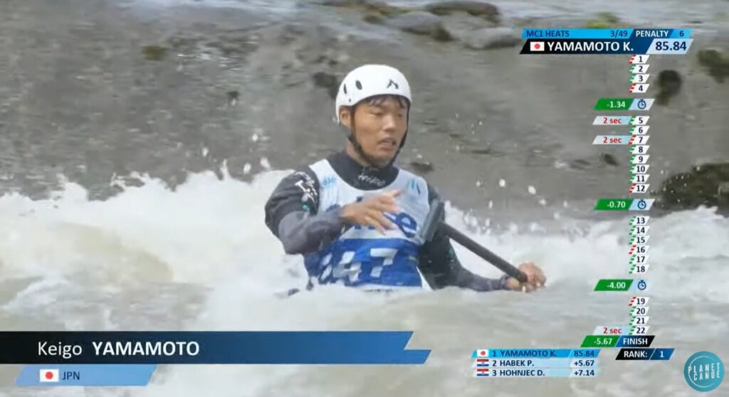 山本圭悟選手カヌースラローム ワールドカップ タッセン参戦報告