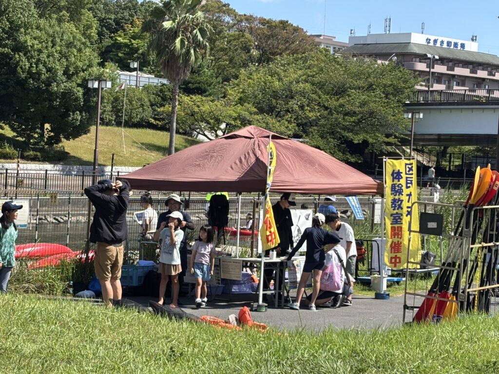 2025/9/7 区民カヌー体験教室（新左近川親水公園・拡大枠）